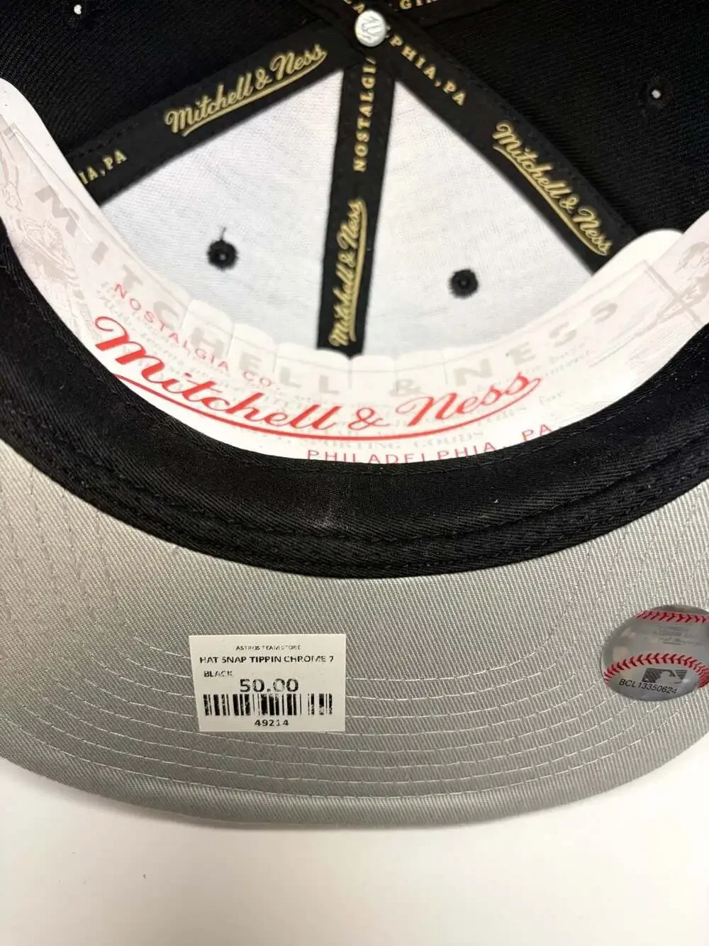 Mitchell & Ness Mike Jones Texas Snapback Hat Black